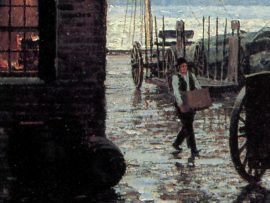 John Stobart - San Francisco: Cowell's Wharf in 1866