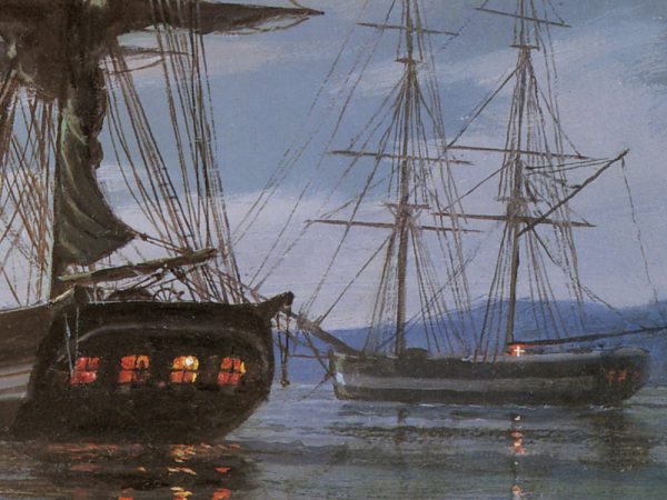 John Stobart - San Francisco: Embarking for the Voyage Home in 1850