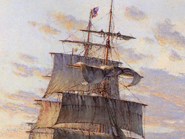 John Stobart - San Francisco: The Clipper Ship "Dashing Wave"