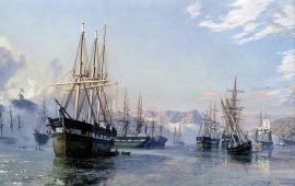 John Stobart - San Francisco: The Gold Rush Harbor in 1849