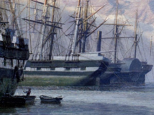 John Stobart - San Francisco: The Gold Rush Harbor in 1849