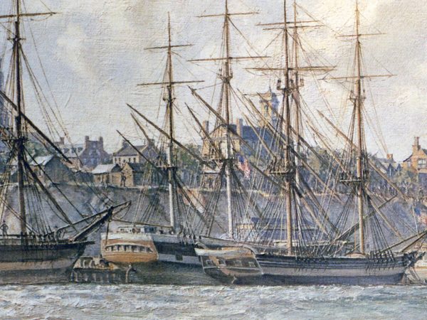 John Stobart - Savannah: First Transatlantic Steamship Leaving Port