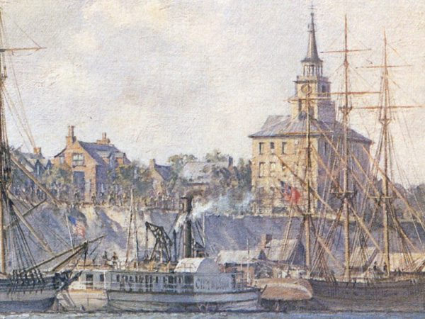 John Stobart - Savannah: First Transatlantic Steamship Leaving Port