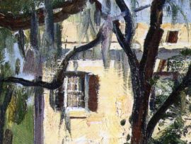 John Stobart - Savannah: Madison Square in the Fall