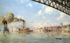 John Stobart - St. Louis: "The Gateway to the West" in 1878
