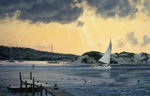 John Stobart - Sundown at Menemsha