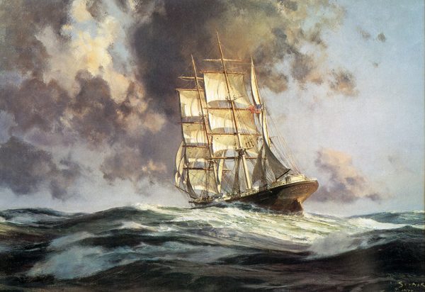 John Stobart - The "Gatherer" Before the Wind