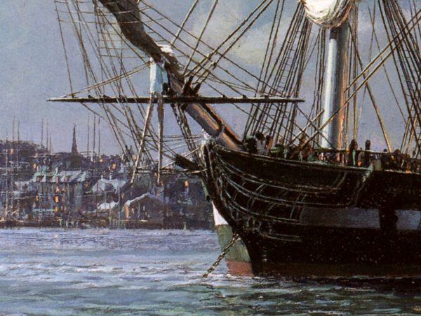 John Stobart - U.S.S. Constitution: Preparing To Sail on the Ebb Tide