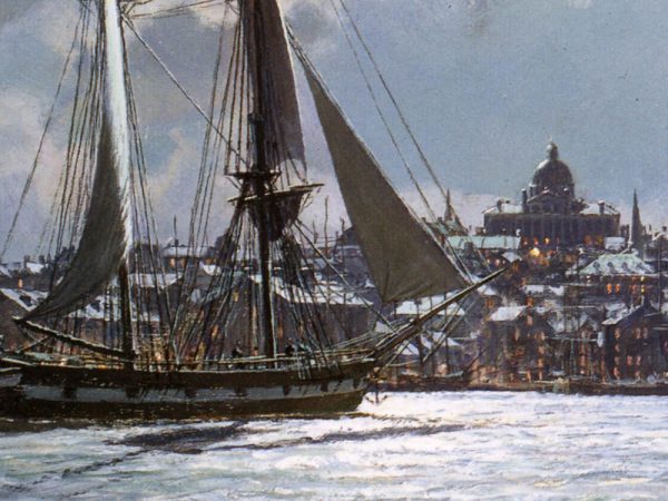 John Stobart - U.S.S. Constitution: Preparing To Sail on the Ebb Tide