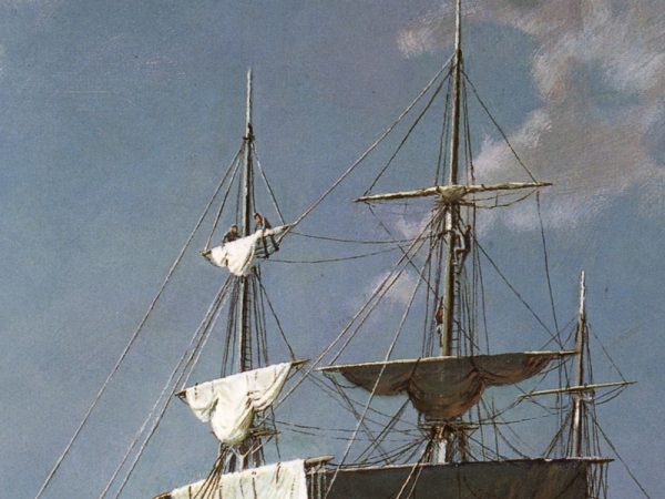 John Stobart - U.S.S. Constitution: Preparing To Sail on the Ebb Tide