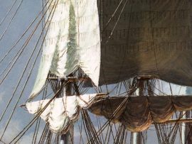 John Stobart - U.S.S. Constitution: Preparing To Sail on the Ebb Tide