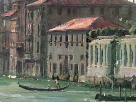 John Stobart - Venice: The Salute from the Accademia Bridge