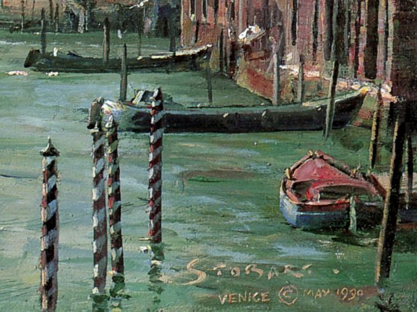 John Stobart - Venice: The Salute from the Accademia Bridge