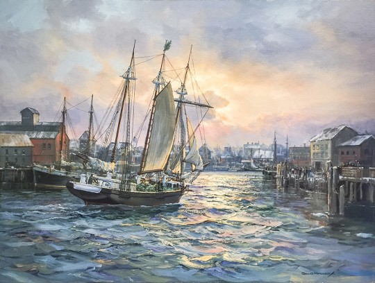 Charles Vickery - The Arrival - Scrimshaw Gallery