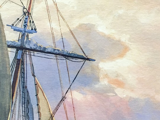 Charles Vickery - The Arrival - Scrimshaw Gallery