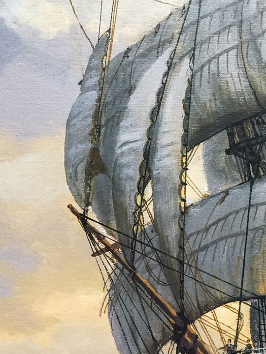 Charles Vickery - Golden Seas - Scrimshaw Gallery