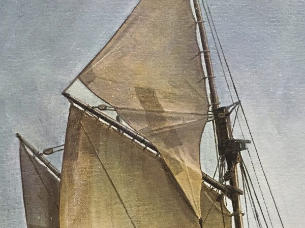 William Gilkerson Limited Edition Print - Scow Schooners on San Francisco Bay