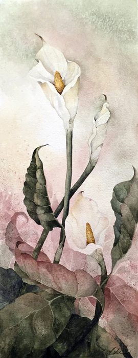 Beki Killorin Original Watercolor Lily