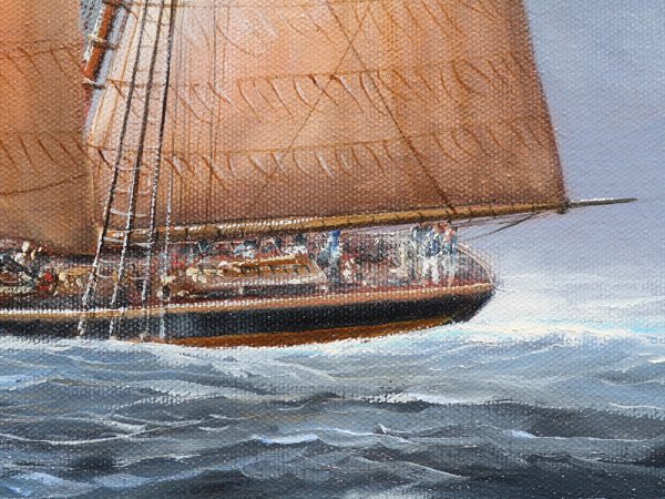 Paul Deacon Original Oil Painting - Baltimore Clipper