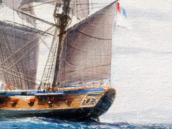 Paul Deacon Original Oil Painting - Hermione 1779