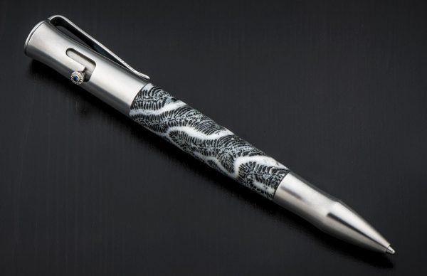 William Henry Bolt 'Antigua' Rollerball Pen - Fossil Coral