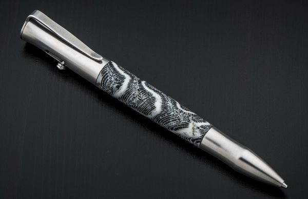 William Henry Bolt 'Antigua' Rollerball Pen - Fossil Coral