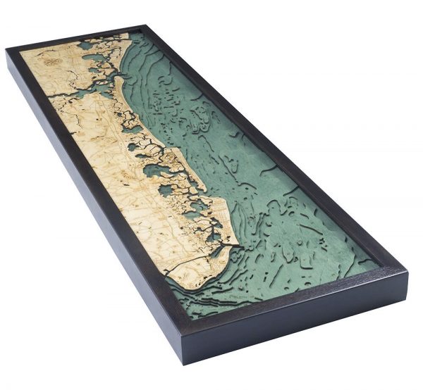 Bathymetric Map New Jersey South Shore