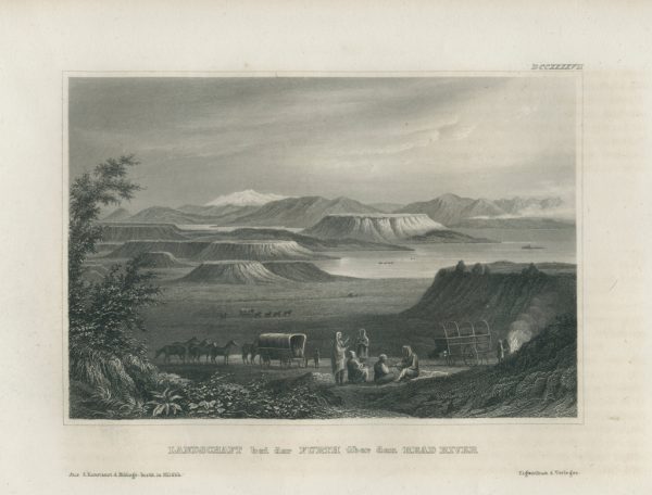 Antique Engraving - Read River, New Mexico (1854)