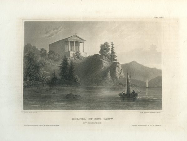 Antique Engraving - Chapel of Our Lady (1856)