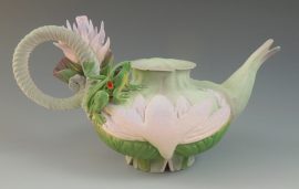 Nancy Adams - Jade Lily Tea Pot