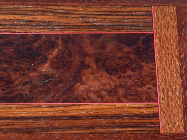 Jeffrey Seaton Signature Series Wooden Box - Australian Red box Burl