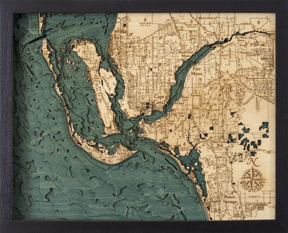 Bathymetric Charts Florida