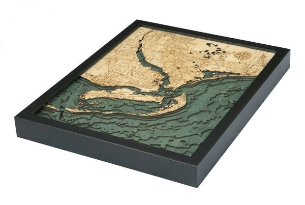 Bathymetric Map Ft. Myers, Florida