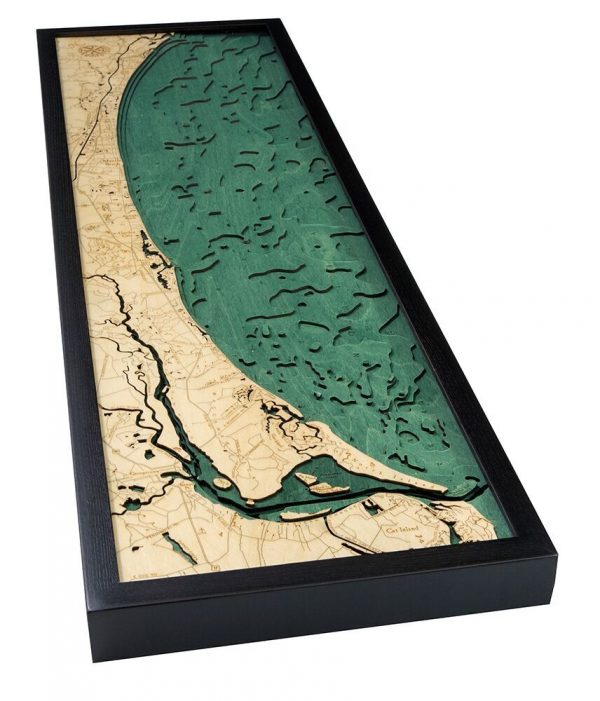 Bathymetric Map Myrtle Beach, South Carolina