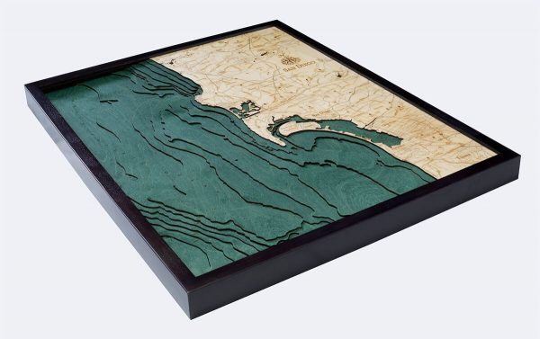 Bathymetric Map San Diego, California