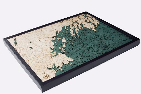 Bathymetric Map Portland, Maine