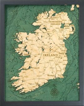 Bathymetric Map Ireland