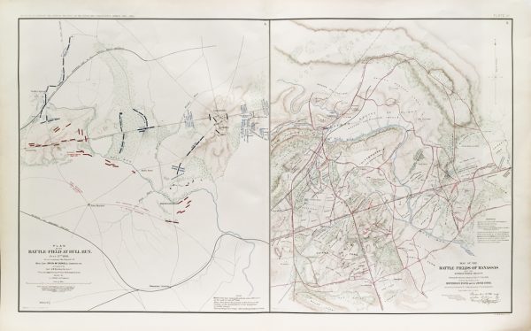 Plans of the Battlefield at Bull Run and Manassas (1891)