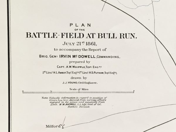 Plans of the Battlefield at Bull Run and Manassas (1891)