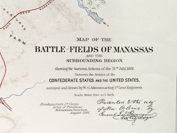 Plans of the Battlefield at Bull Run and Manassas (1891)