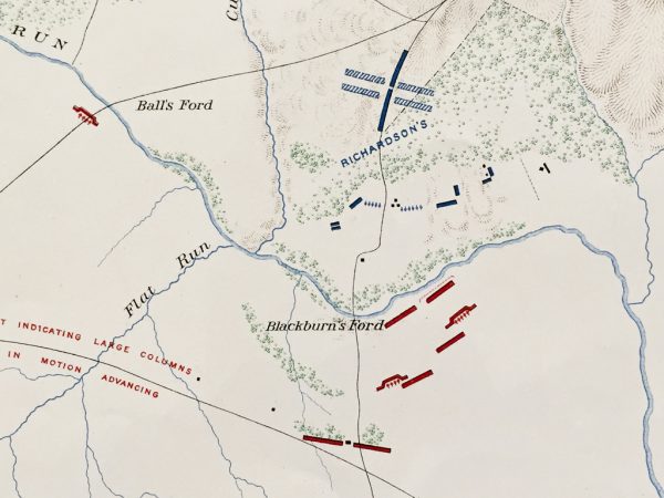 Plans of the Battlefield at Bull Run and Manassas (1891)