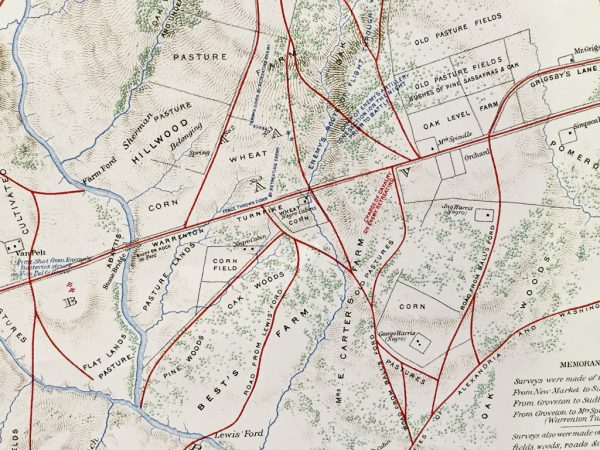 Plans of the Battlefield at Bull Run and Manassas (1891)