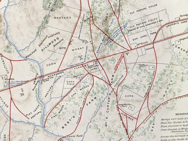 Plans of the Battlefield at Bull Run and Manassas (1891)