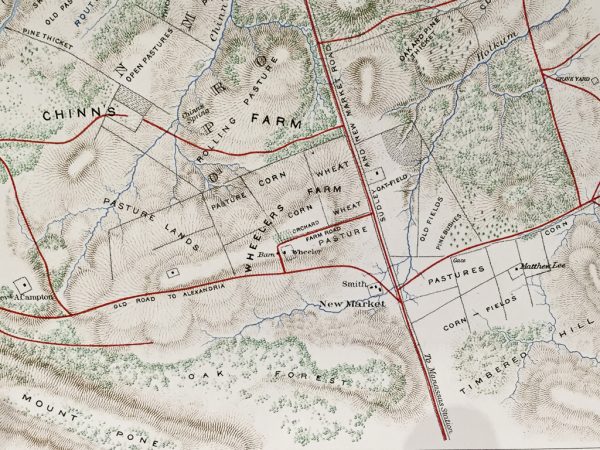Plans of the Battlefield at Bull Run and Manassas (1891)