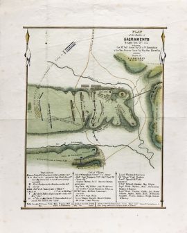 Plan of the Battle of Sacramento Feb. 28th 1847