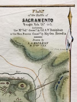 Plan of the Battle of Sacramento Feb. 28th 1847