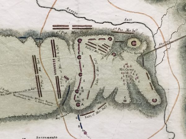 Plan of the Battle of Sacramento Feb. 28th 1847