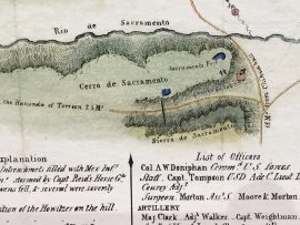 Plan of the Battle of Sacramento Feb. 28th 1847