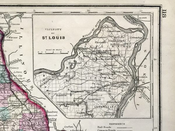 Antique Map - Missouri State Map (1872)