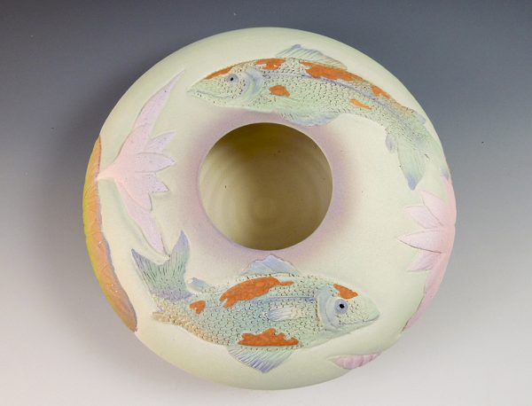 Nancy Adams - Two Koi Bowl